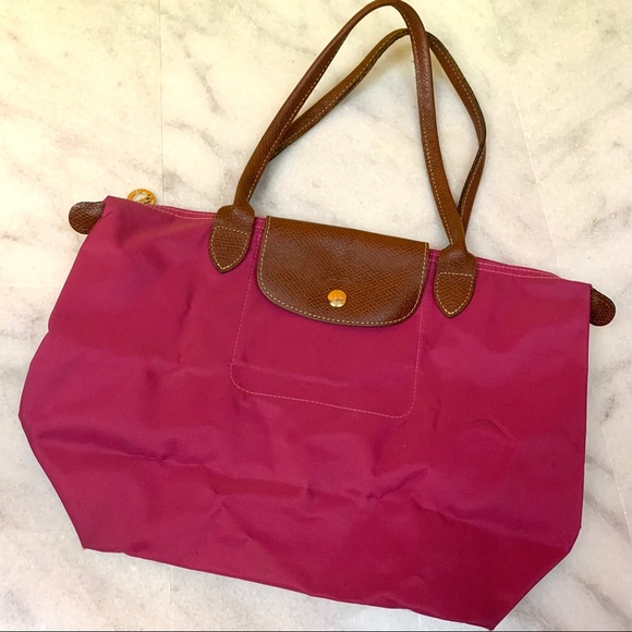 longchamp fuchsia pink